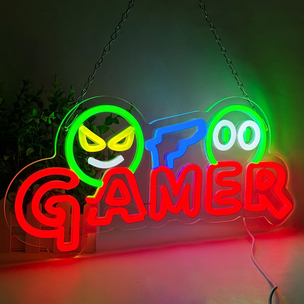 Party Games Christmas - Neonowy Znak LED dla Graczy, Kolorowa