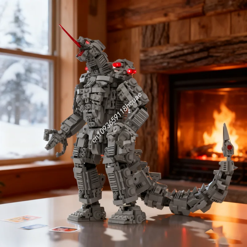 Party Games Christmas - 1721 elementów MOC Mechagodzilla Model Klocki