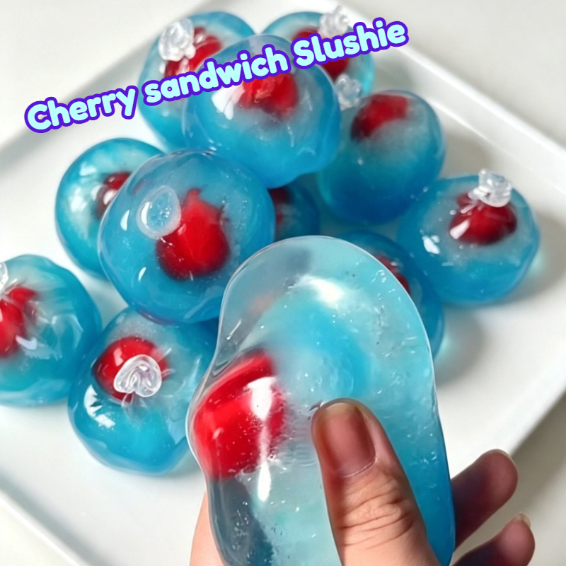 Party Games Questions - Kształtna Piłka Antystresowa Wiśnia Sandwich Slushie