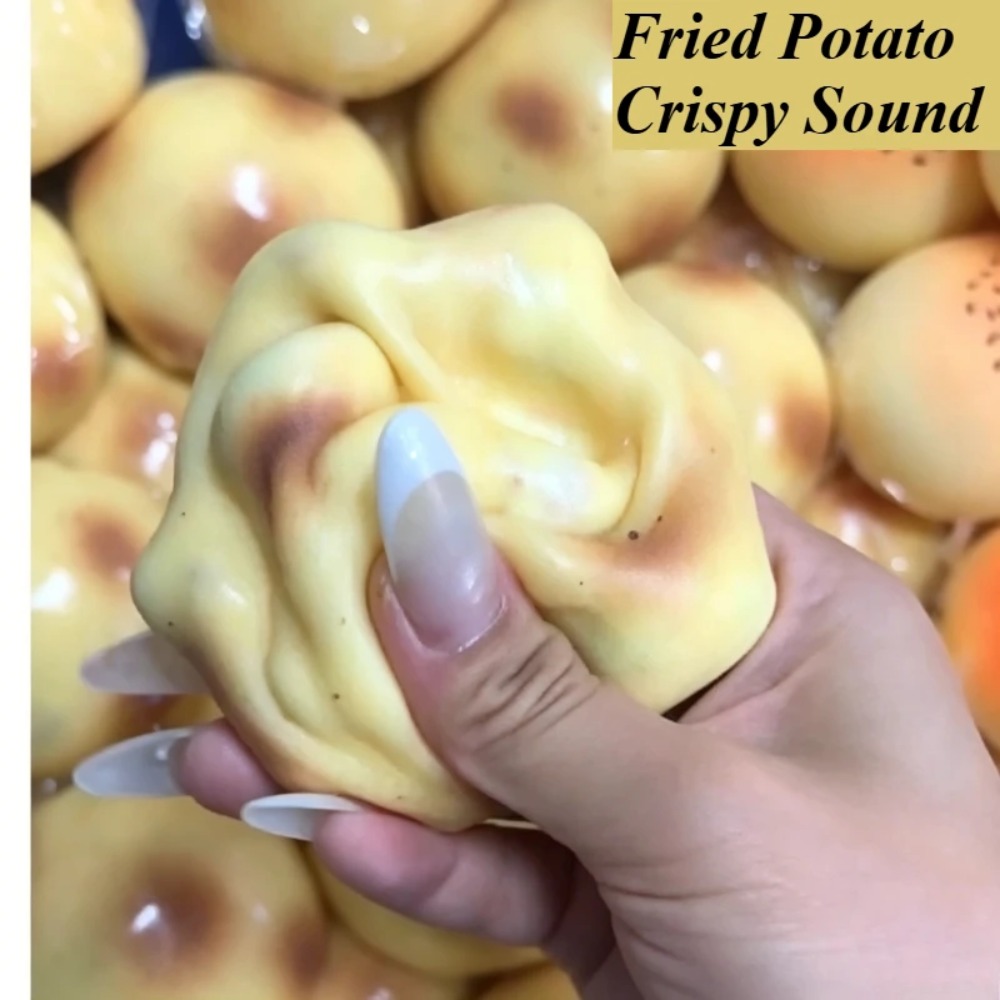 Party Games Questions - Zabawka antystresowa w kształcie smażonych ziemniaków,