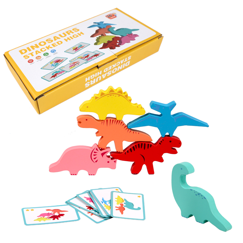 Party Games At Home - Drewniane klocki do budowania dla dzieci