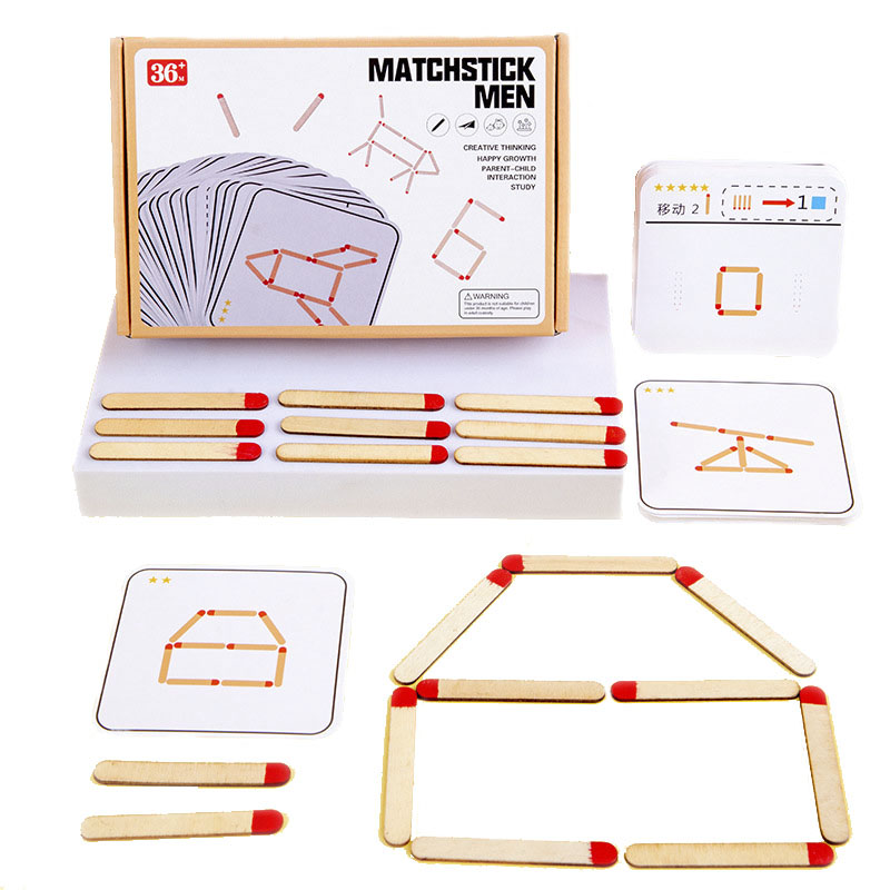 Party Games At Home - Montessori dopasowuje puzzle gra drewniane zabawki