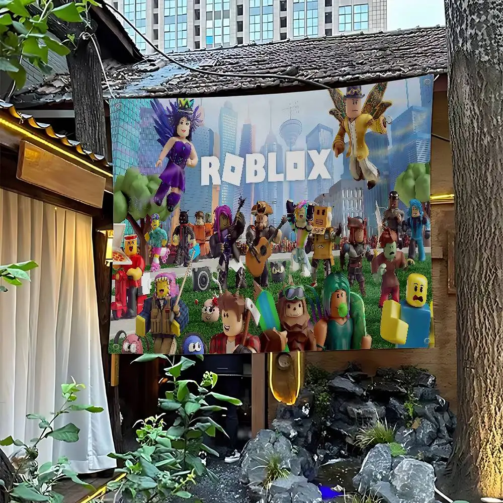 Party Games In Roblox - R-Roblox Gra Zaawansowane Druki Reklamowe Flaga