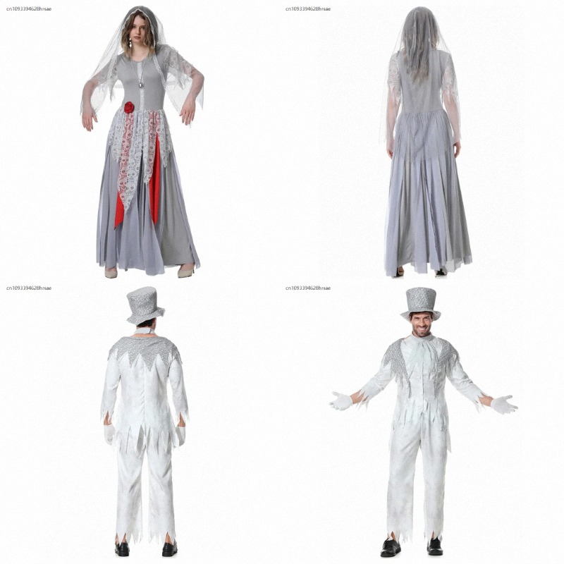 Zombie Party Games For Adults - Kostium dla par duchów na Halloween,