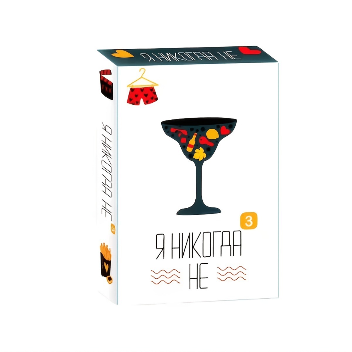 Party Games Never Have I Ever - Rosyjska gra karciana z pytaniami w