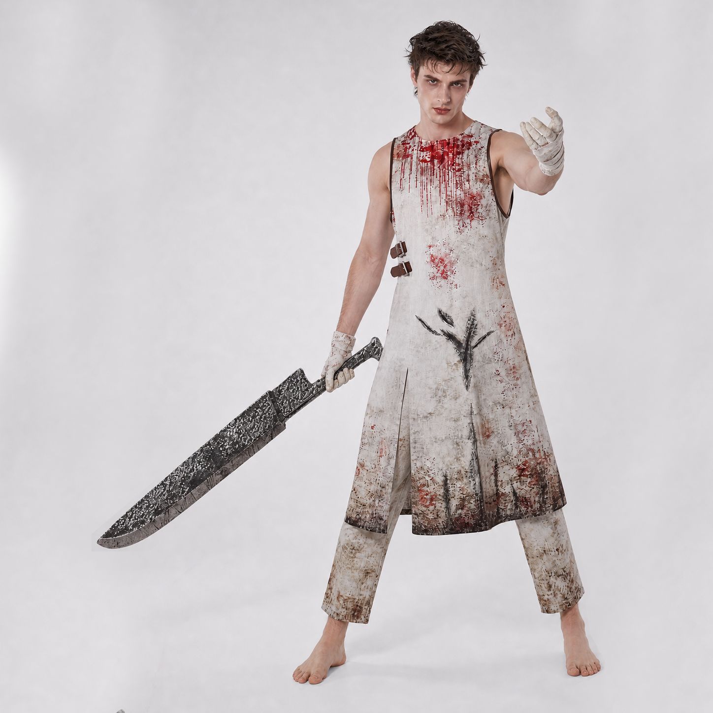 Zombie Party Games For Adults - Kostiumy cosplayowe Piramidogłowa z Silent Hill,