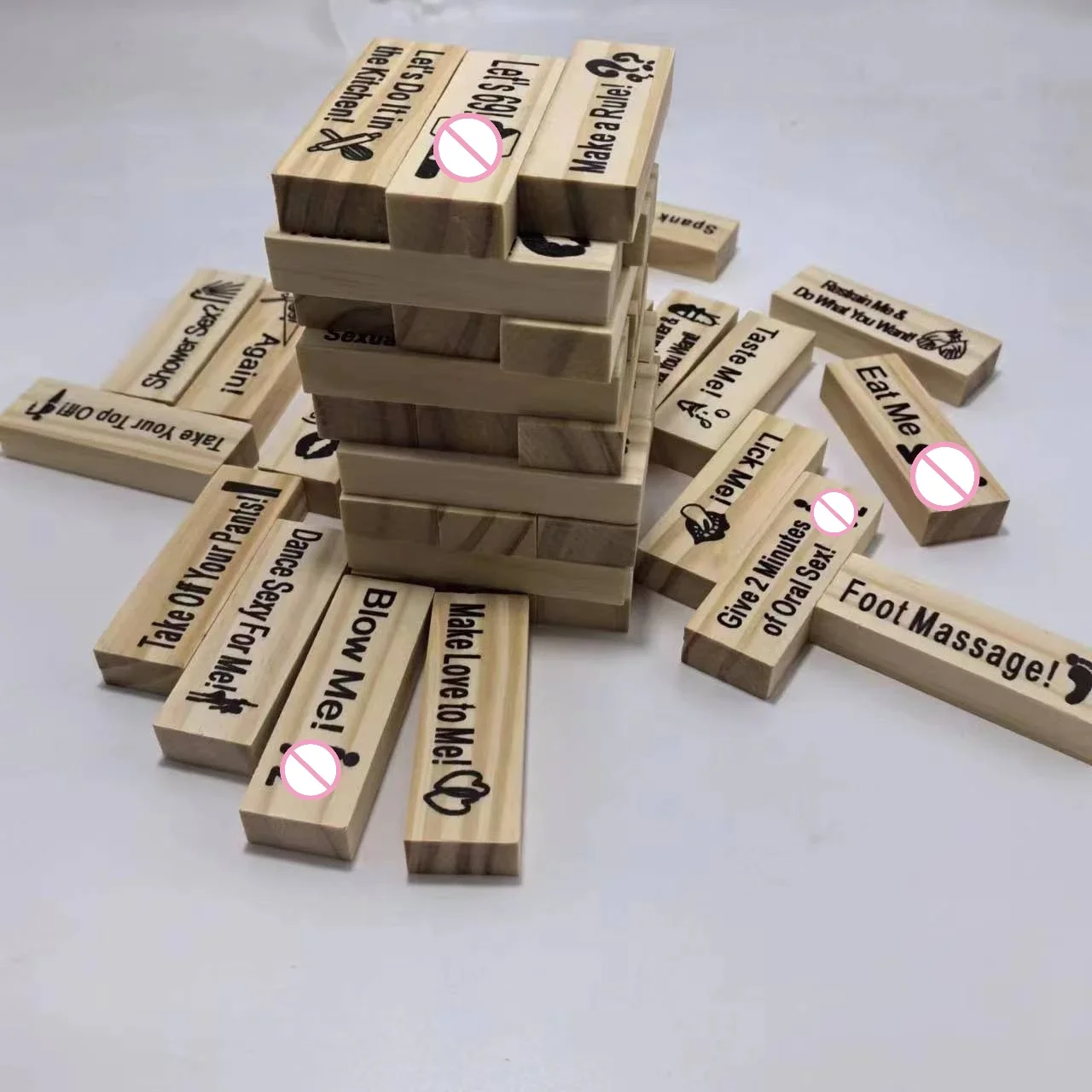 Party Games Ideas For Adults - Gra Wieża Bloków Aktywności dla Par