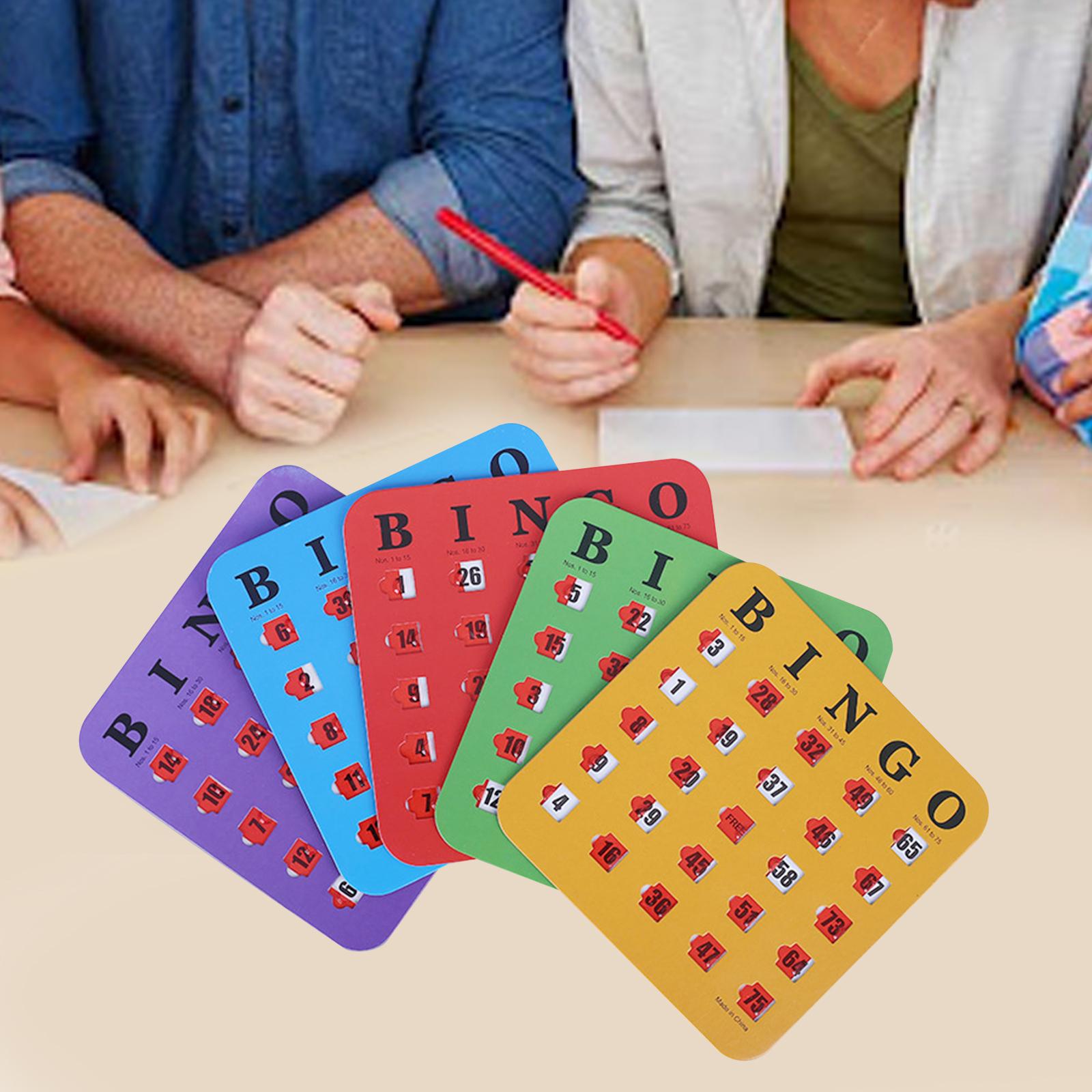 Party Games Group For Adults - 5 sztuk dużych kartek do bingo