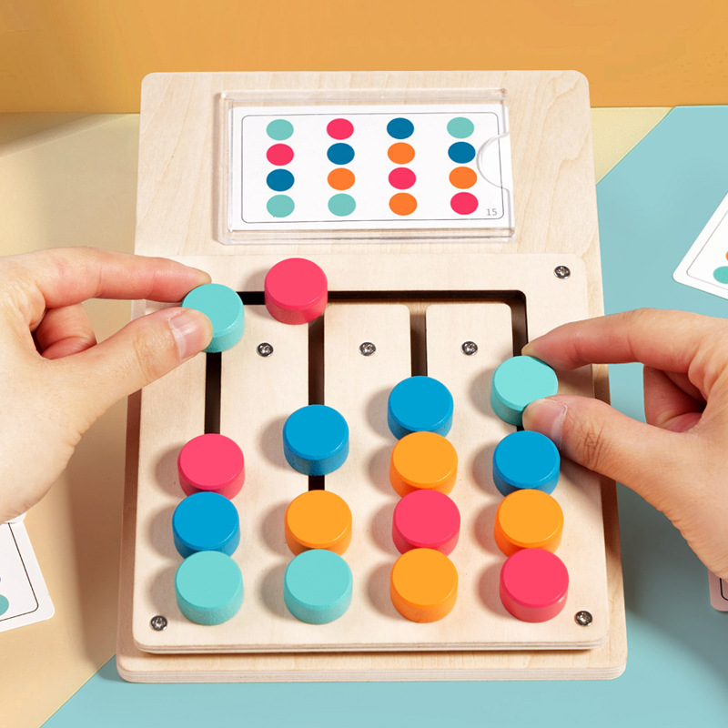 Party Games At Home - Tablica edukacyjna Montessori dla dzieci do