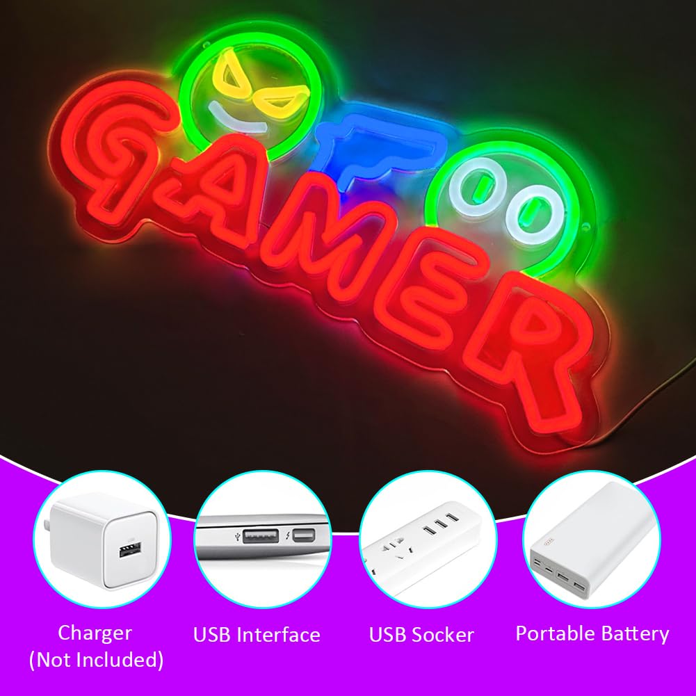 Neonowy Znak LED dla Graczy, K – Party Games Christmas recenzja i cena