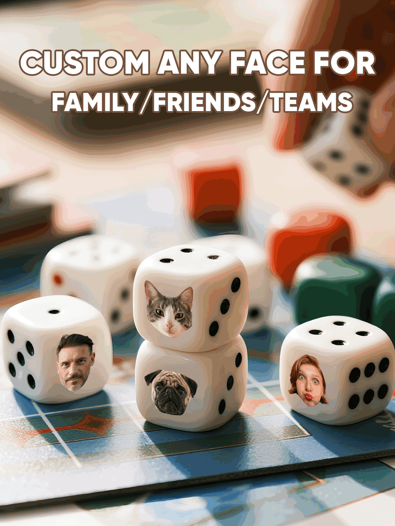 Kostki z własnym zdjęciem, per – Party Games Christmas recenzja i cena