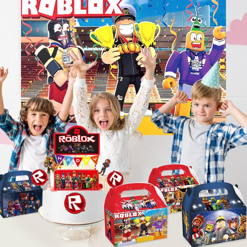 Pudełka na prezenty z motywem  – Party Games In Roblox recenzja i cena