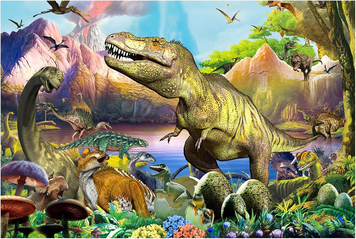 Grupa dinozaurów drewniane puz – Party Games Group For Adults recenzja i cena